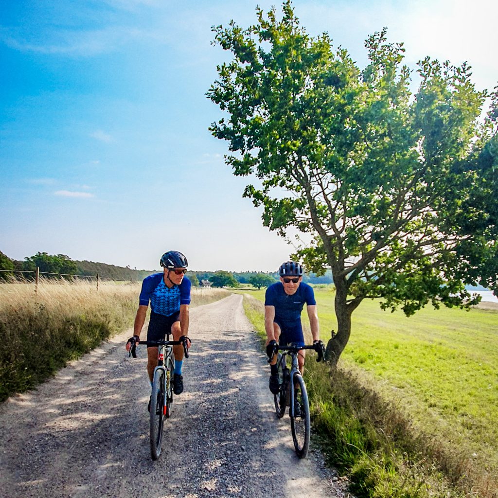 Gravel roads on the Bognæs peninsula