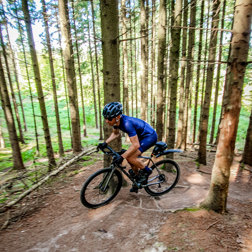 MTB trails south of Hvalsø. WARNING: These trails are very technical and should be by-passed unless you are experienced!